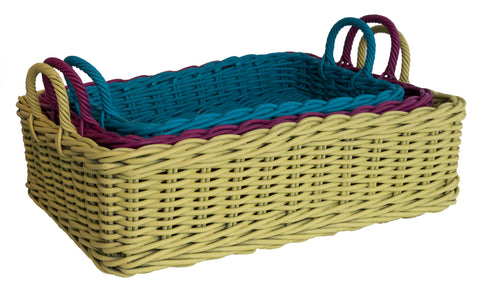 Set of 3 Rectangular Trays