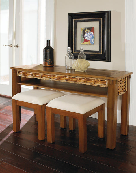 Freeport Console Table with Stools